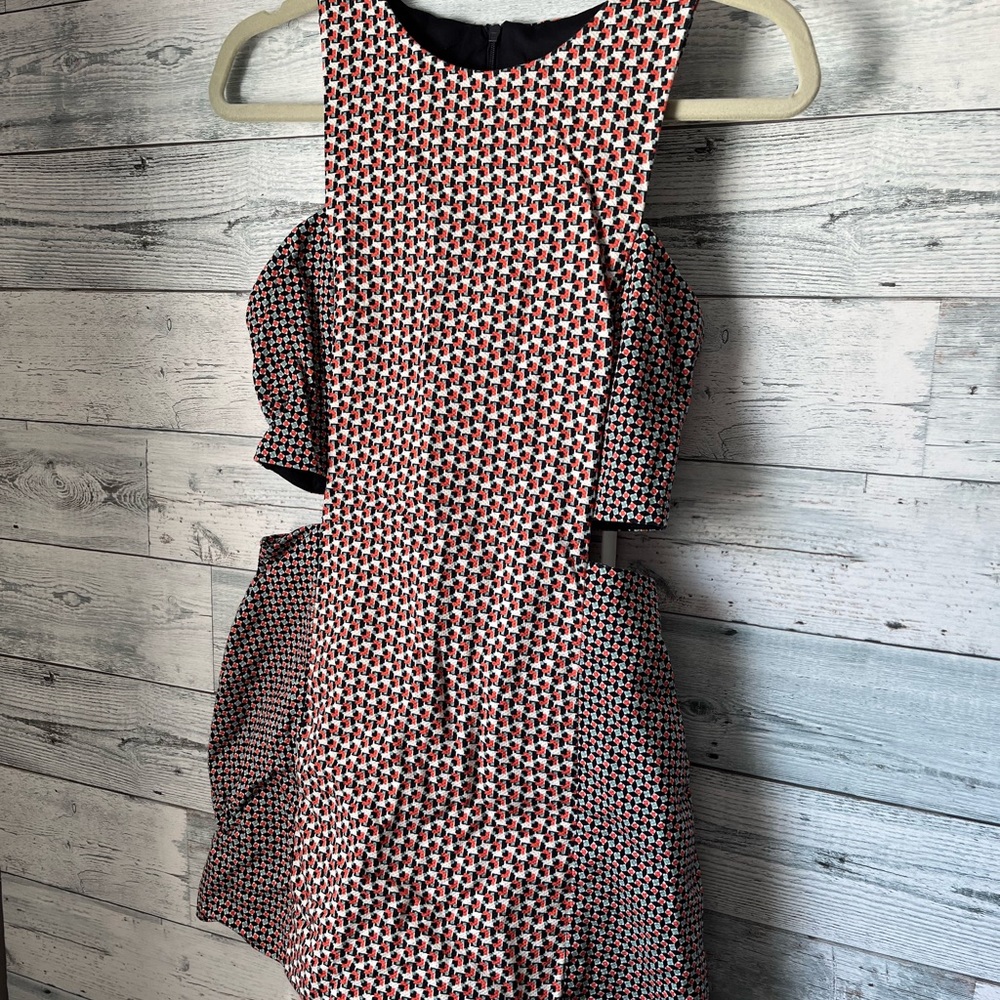Zara Geometric Cut Out Skort Romper